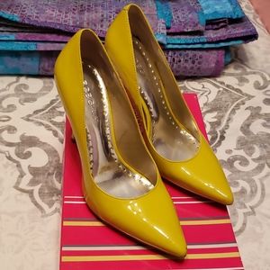 BCBG Florescent Green Heels
